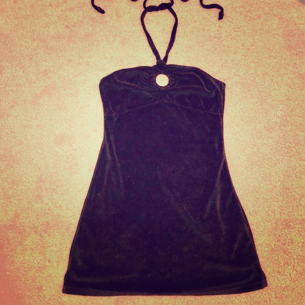 Juicy Couture Halter Top Black Dress Size XS